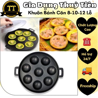 Khuôn Bánh Căn Chống Dính (8-10-12 Lỗ)