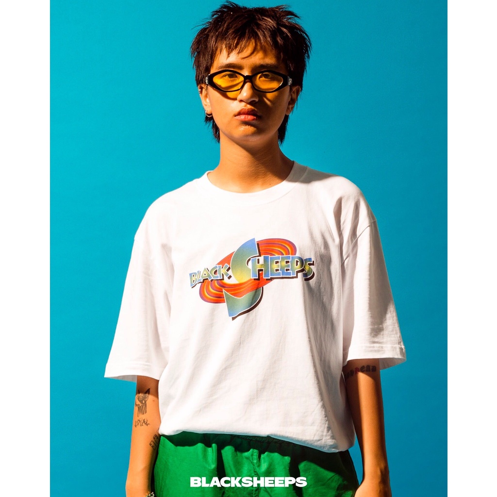 Áo Thun Blacksheeps Tay Ngắn Màu Trắng Aka Space Jam SS Tee - White