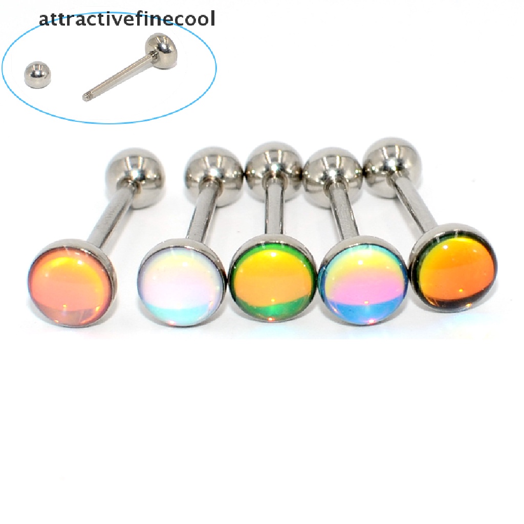 1 Khuyên Lưỡi Bằng Thép Phẫu Thuật