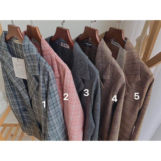 Áo vest blazer nhiều màu