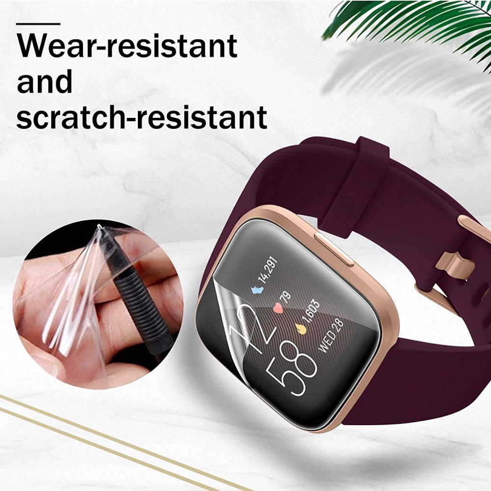 Set 5 Miếng Dán Tpu Mềm Bảo Vệ Màn Hình Chống Trầy Cho Fitbit Versa 2