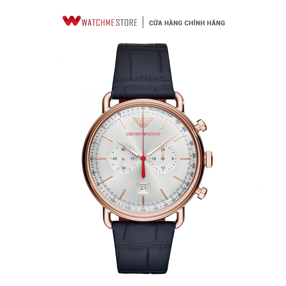 [ ĐẶC BIỆT 18-29.07 - VOUCHER 10%] - Đồng hồ Nam Emprorio Armani dây da AR11123