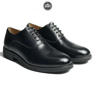 Giày công sở nam Plain Oxford MAD Black 01 buộc dây cao cấp da bò nhập khẩu uy tín chất lượng tốt