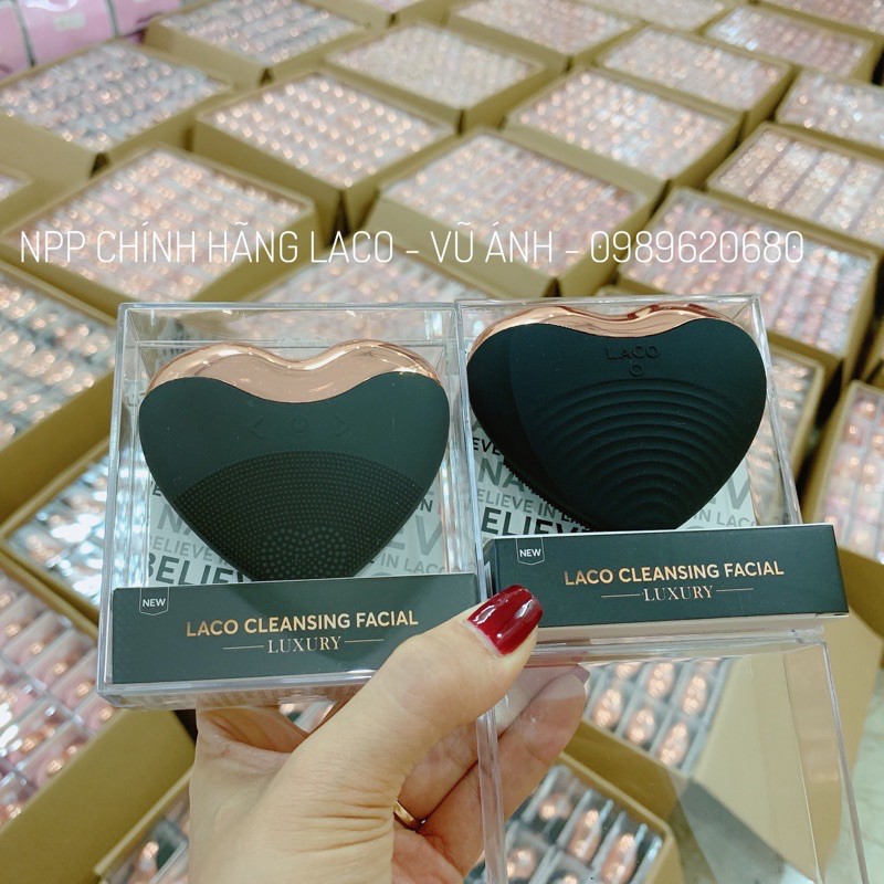Máy rửa mặt LACO LUXURY chính hãng bảo hành 12 tháng giúp làn da sạch mịn màng, xoá nhăn nâng cơ và thon gọn hàm | BigBuy360 - bigbuy360.vn