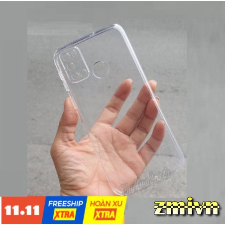 Ốp dẻo silicon Vsmart Joy 4 trong suốt có gờ bảo vệ camera