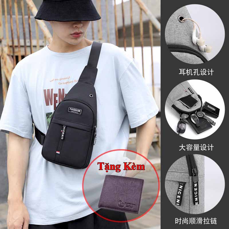 Túi Đeo Chéo Trước Ngực Thể Thao Tiện Lợi Năng Động HB2022 | BigBuy360 - bigbuy360.vn