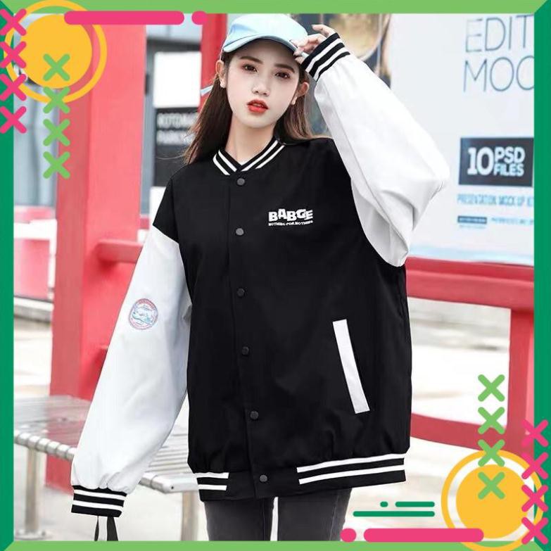 [Lên đồ là Sang] Áo Khoác Bomber Badge Thời Trang Siêu Chất AS | BigBuy360 - bigbuy360.vn