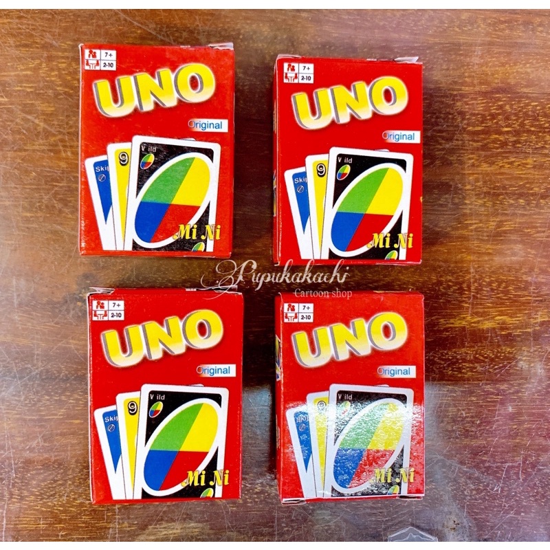 Bộ Bài UNO mini dễ thương kích thước 4x5.5