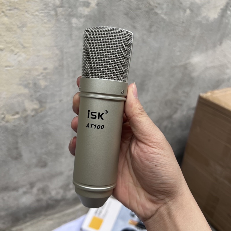 Chọn Bộ Karaoke Thu Âm Card K300 Plus 2022 Kèm ISK AT100 Chính hãng đầy đủ dây kết nối tặng tai nghe