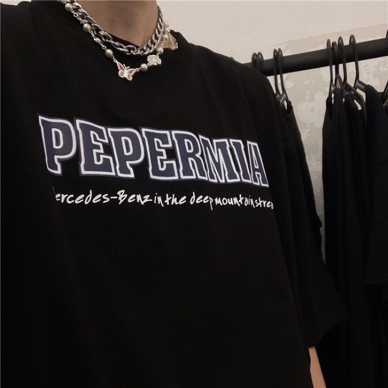 Áo Thun PEPE Unisex Form Rộng Tay Lỡ Oversize Nam Nữ