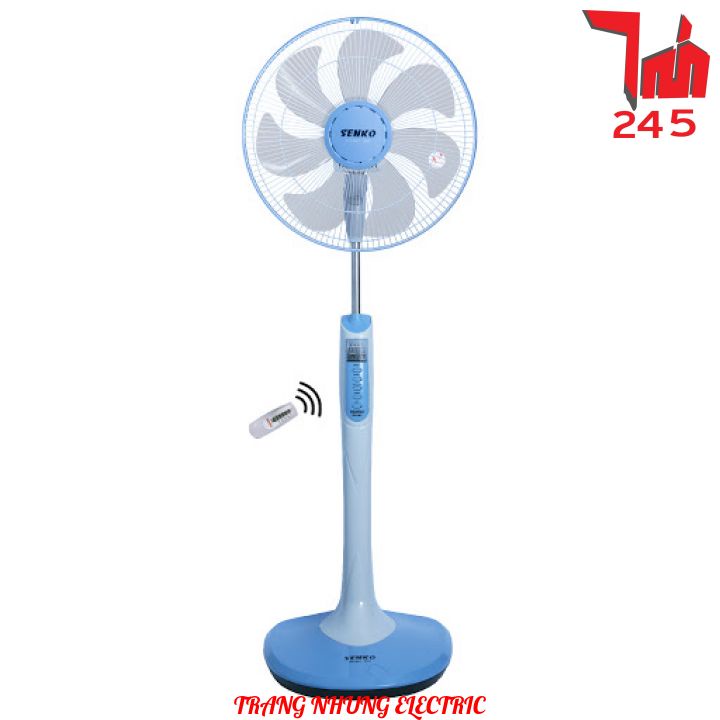 ⚡[GIÁ HỦY DIỆT-HÀNG CHÍNH HÃNG ]⚡ QUẠT ĐỨNG ĐIỀU KHIỂN REMODE SENKO DR1608 65W - Remote- Cánh 7 lá