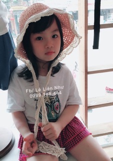 {Hình ảnh thật} Mũ cói cho bé