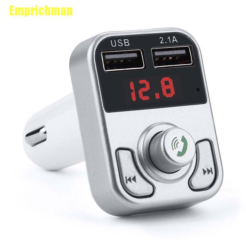 Bộ Phát Sóng Fm Bluetooth Không Dây Cho Xe Hơi Mp3 Hỗ Trợ Thẻ Tf