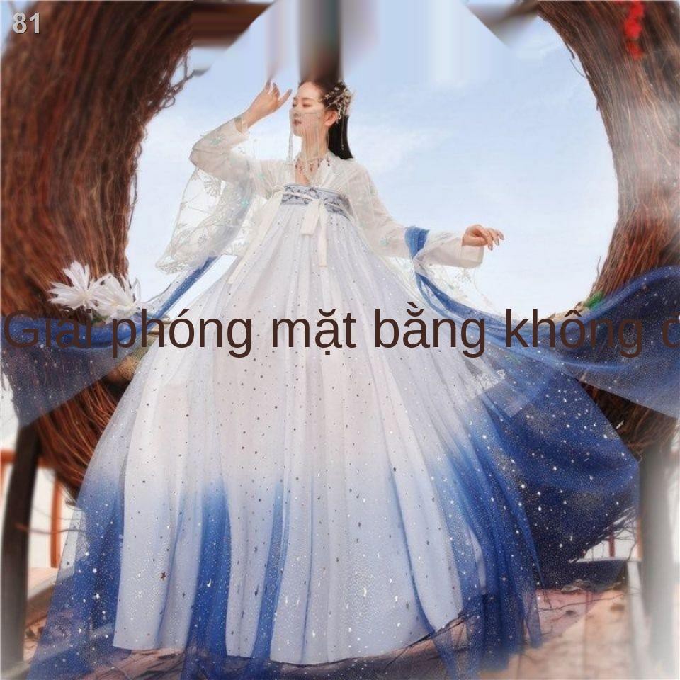 FThe new sinh viên chính hãng hàng ngày người đàn ông nhỏ Hanfu nữ váy đầy mùa hè phong cách Trung Quốc siêu cổ tíc