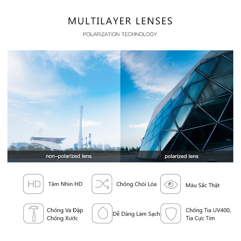 Kính Mát❤️FREESHIP❤️Kính Râm Nam Retro 5925 Thời Trang Cổ Điển Lái Xe Cao Cấp Phân Cực 2022