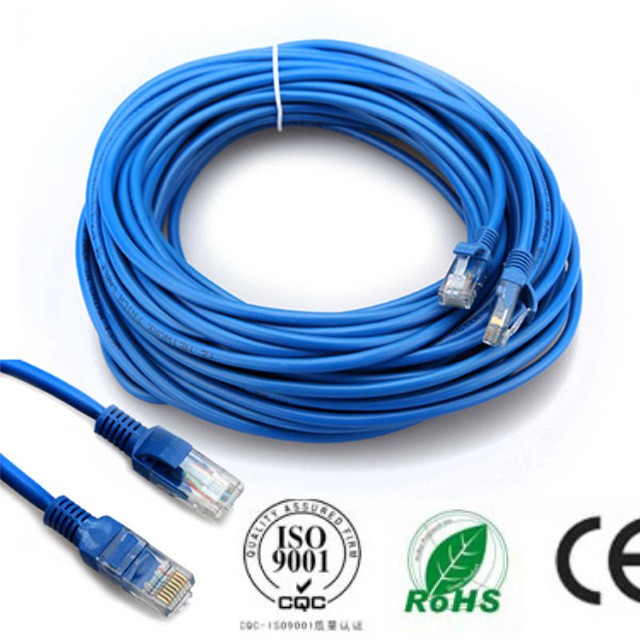 Dây cáp mạng Lan Internet 3m 5m 10m 15m UTP CAT 5 đầu đúc sẵn chất lượng