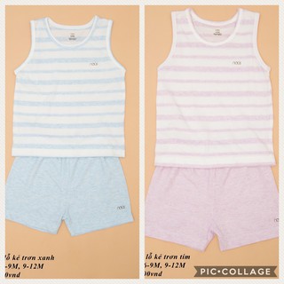 Ba lỗ kẻ xanh/ tím - nous 2018