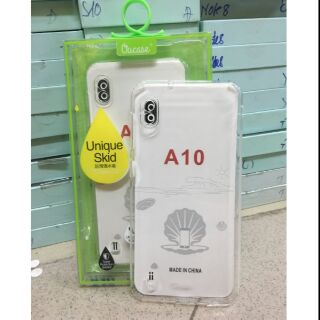 Ốp lưng silicone dẻo trong suốt SamSung Galaxy A10 2019 chính hãng Ou Case, Vu Case