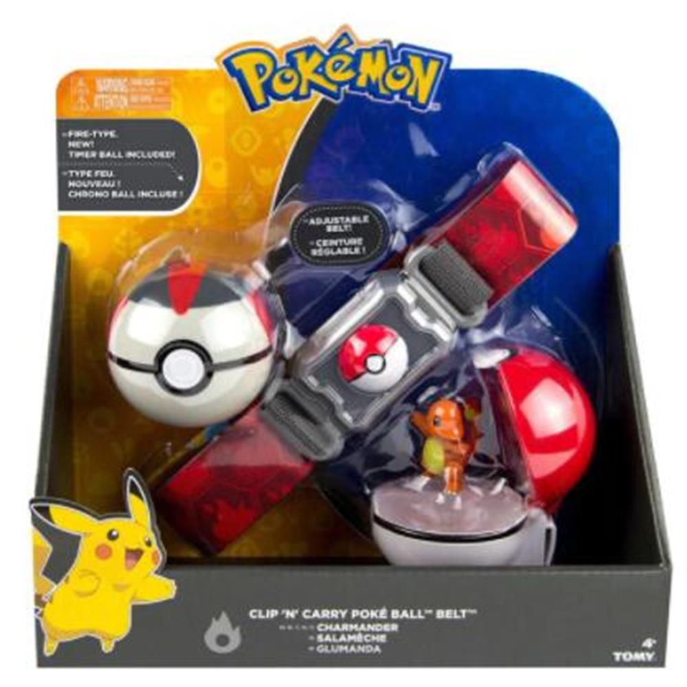 Bộ đồ chơi gồm thắt lưng và bóng poke chứa mô hình pokemon nhiều kiểu tùy chọn làm quà tặng cho bé