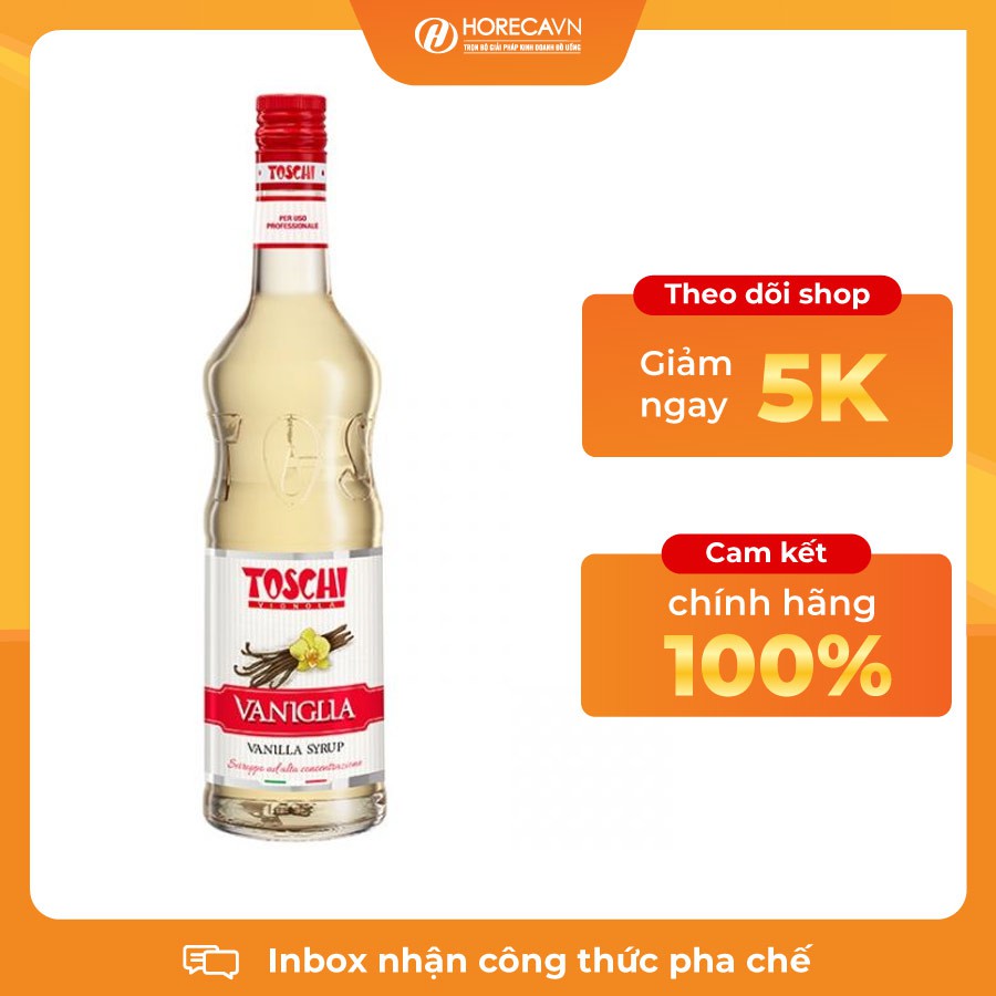 Siro Toschi Vani 1000ml - Toschi Vanilla Syrup 1000ml