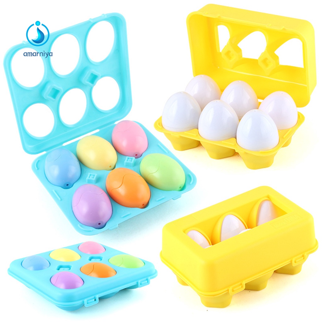 6 Đồ chơi quả trứng bằng nhựa ABS dành cho trẻ em