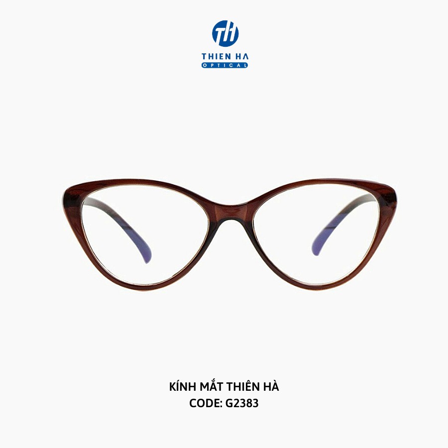 Gọng kính cận nữ THIÊN HÀ OPTICAL dáng mắt mèo  chất liệu nhựa dẻo cao cấp nhiều màu trẻ trung G2382
