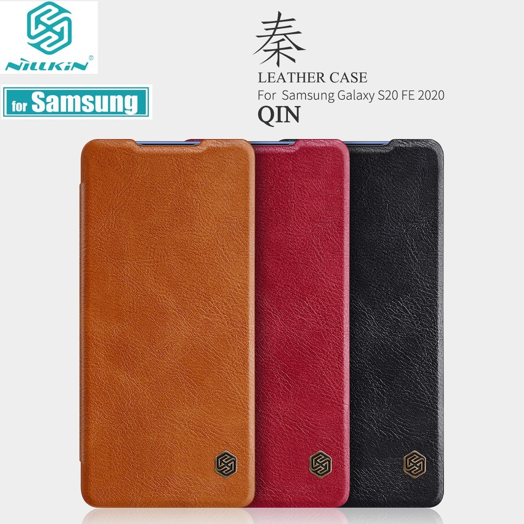 Bao da SamSung Galaxy S20 FE 2020 s20fe 2022 / S21 FE 5G s21fe 5g / S23 FE 5G chính hãng Nillkin QIN