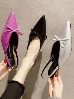 sục quai nơ xinh ba màu