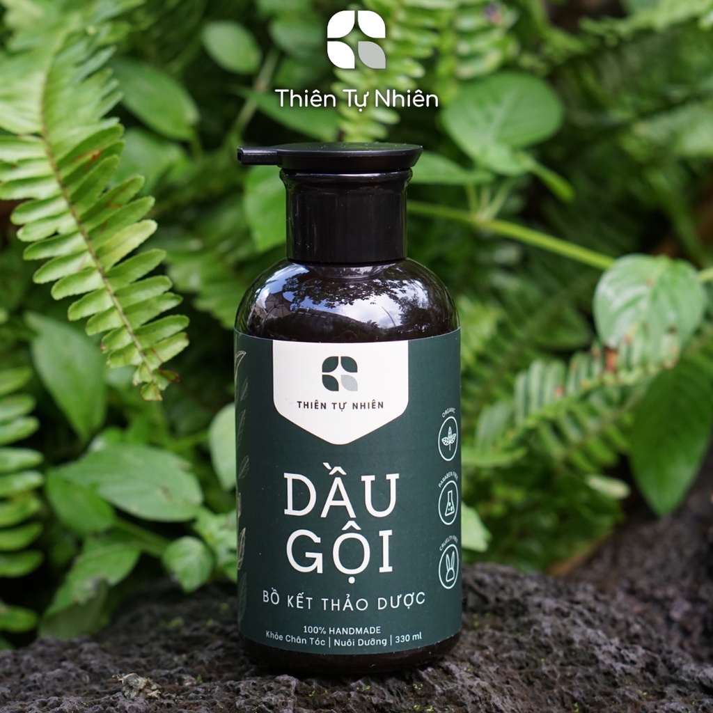 Dầu gội bồ kết thảo dược (Handmade) - Nuôi dưỡng và làm chắc khỏe chân tóc