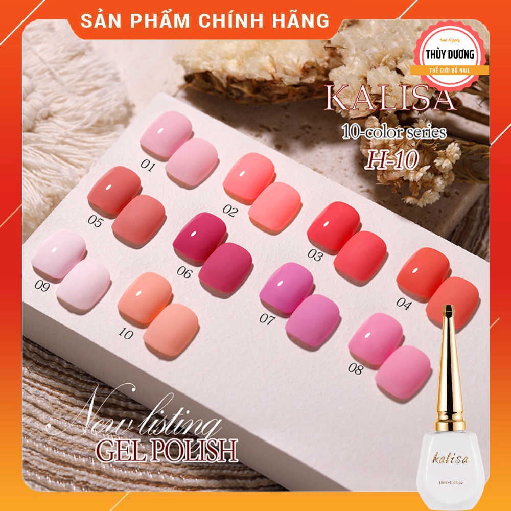 Sơn Gel Kalisa Cao Cấp Chính Hãng Mã H - 10 15Ml