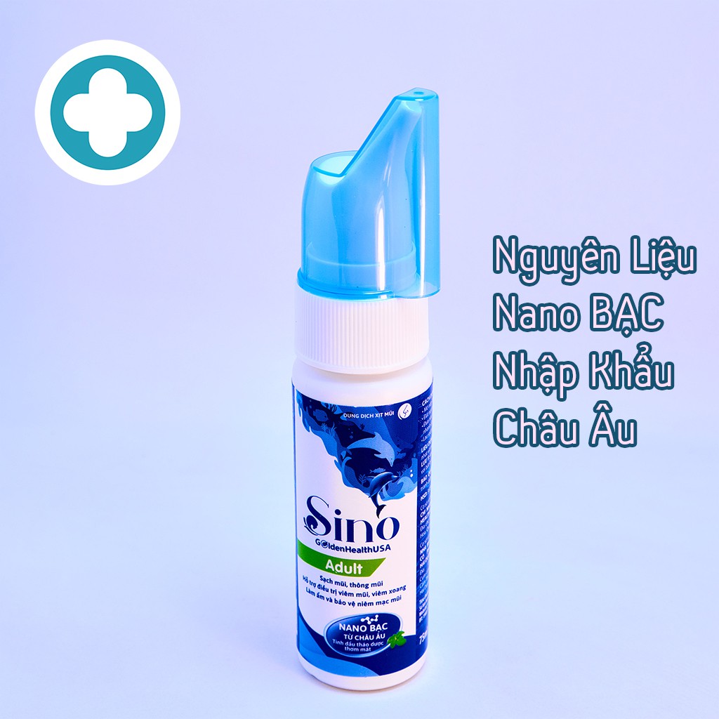 Xịt Mũi Nano bạc Sino (NL Nano Bạc Nhập Khẩu Châu Âu)