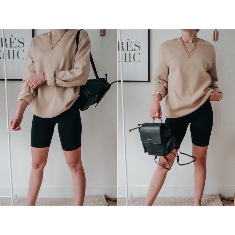 Quần Ngố Nữ Chất Cotton Siêu Co Dãn, Quần Legging Đùi Nâng Mông Cạp Cao Siêu Hot Hàng đẹp