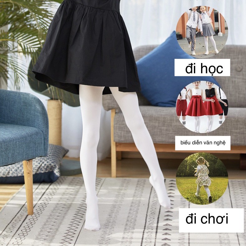 Quần legging quần tất liền bàn lót lông siêu dày cho bé