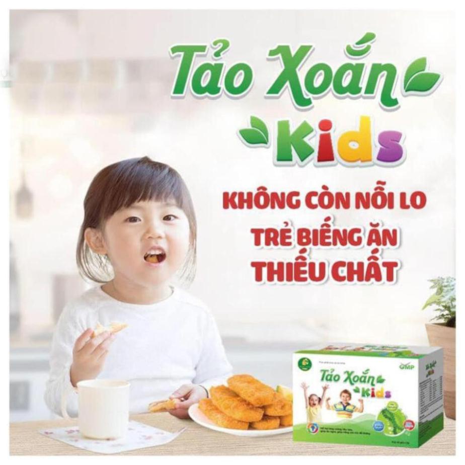 Tảo xoắn kids - giúp trẻ ăn ngon, tăng cường hệ tiêu hóa, tăng sức đề kháng - Hộp 30 gói