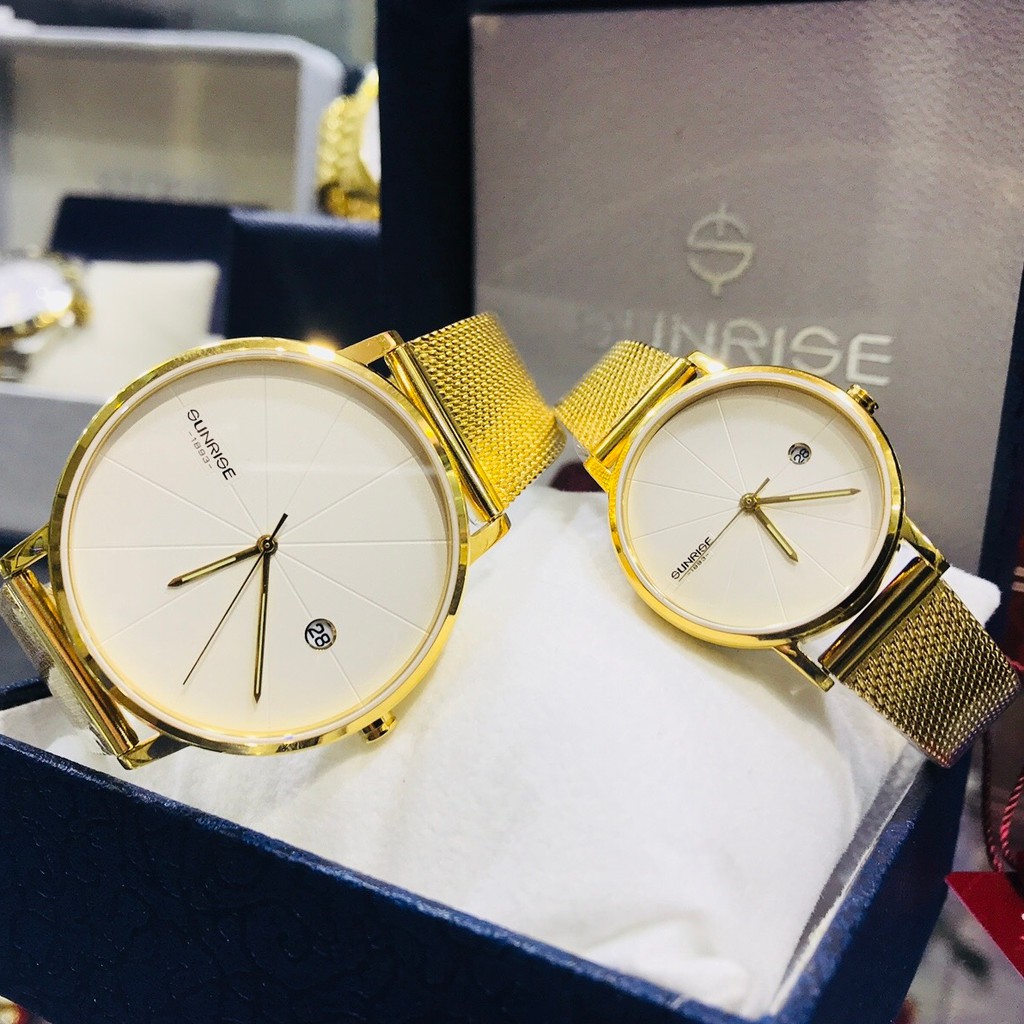 ĐỒNG HỒ CẶP ĐÔI NAM NỮ SUNRISE 2189 SA CHÍNH HÃNG - GIÁ 1 CHIẾC