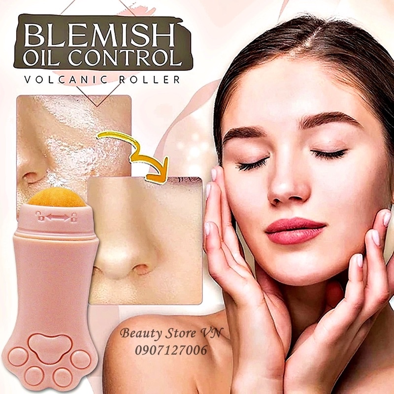 [FREESHIP] Thanh Lăn Hút Dầu, Cây Lăn Thấm Dầu Làm Từ Đá Núi Lửa - Oil Absorbing Volcanic Roller