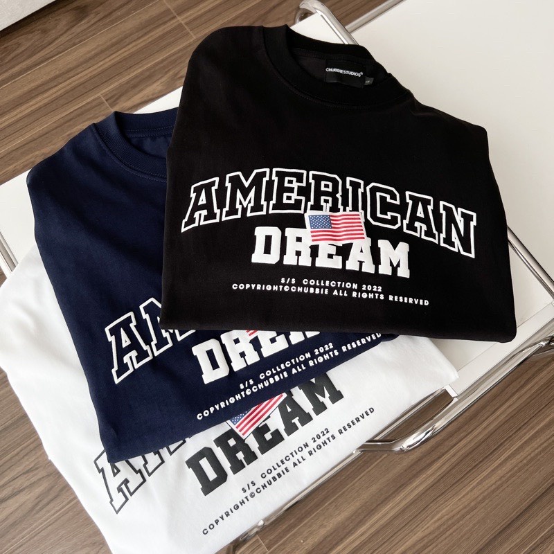 Áo Thun Tay Lỡ AMERICAN DREAM 100% Cotton 2023 𝘽𝙮.𝘾𝙖𝙢𝙘𝙖𝙢