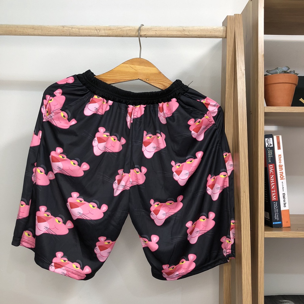 Quần Short Lửng Cartoon Thú Unisex Nhiều mẫu Fresize 38-65kg
