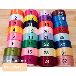 Ruy băng lụa 4cm dài 22m