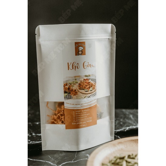 Đồ Ăn Vặt Khô Gà Lá Chanh 300g Bếp Mẹ Tom | BigBuy360 - bigbuy360.vn