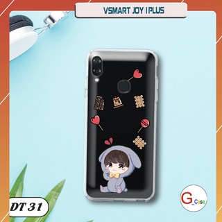 Ốp lưng điện thoại Vsmart Joy 1+ dẻo trong in hình