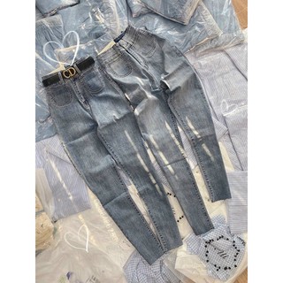 10860 quần jean ôm 2 nút