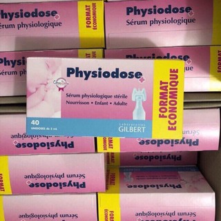 NƯỚC MUỐI SINH LÝ PHÁP HỒNG PHYSIODOSE (40 ống)