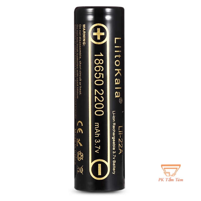 Pin sạc 18650 LiitoKala lii-22A 2200mAh