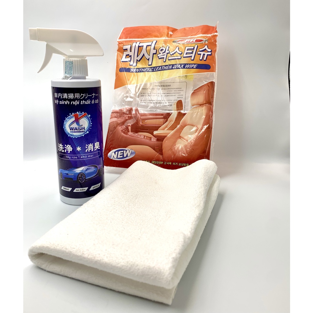 [Free ship] Khăn lau xe ô tô da dê cao cấp - Khăn lau ô tô đa năng cao cấp của hàn quốc