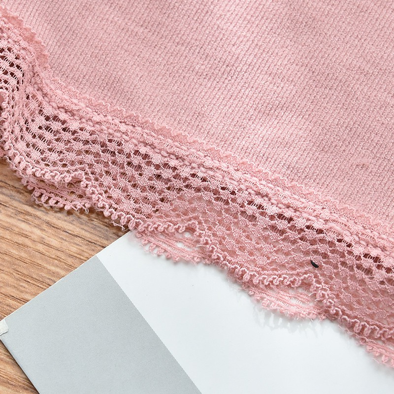 Quần Lót Boxer Phối Ren Đính Nơ Xinh Xắn Ngọt Ngào Cho Nữ