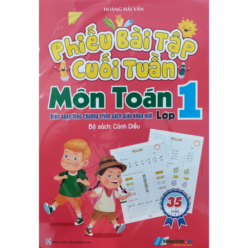 Sách - Phiếu bài tập cuối tuần Toán lớp 1