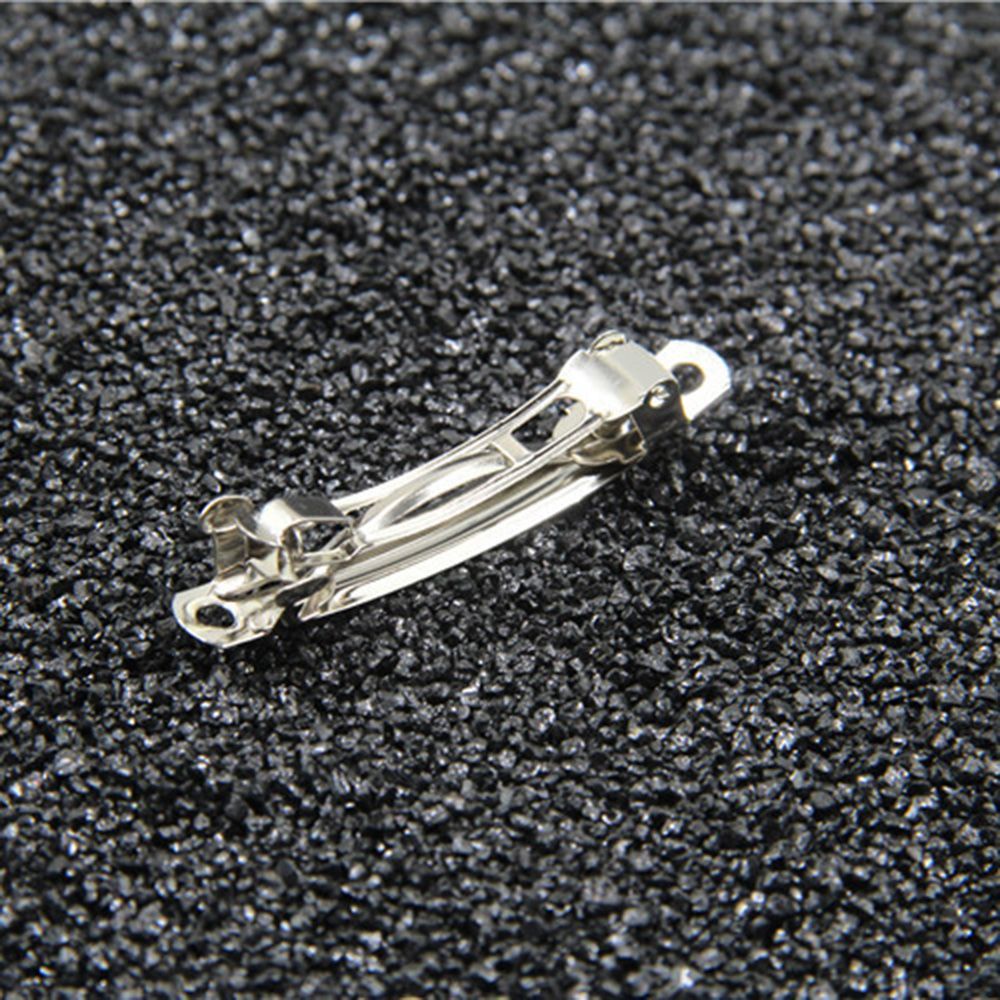 Set 20 Kẹp Tóc Kim Loại Hình Nơ Nhiều Màu 50mm Diy