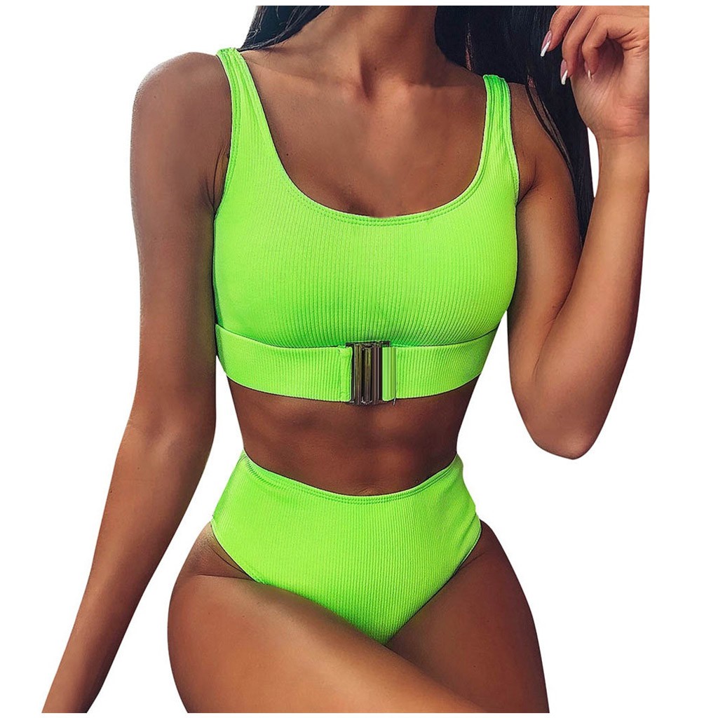 [Mã FACBGO245 giảm 10K đơn bất kì] Bikini Màu Trơn Có Đệm Mút Nâng Ngực Gợi Cảm | BigBuy360 - bigbuy360.vn