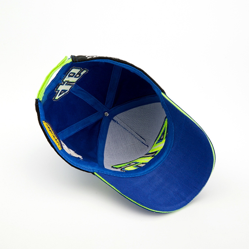 Mũ lưỡi trai phong cách thể thao thêu chữ Rossi Vr46 Yamaha